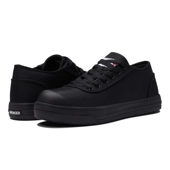 Avenger Mens Blade Low Work Shoes 9 WIDE Black Comp Toe A123 SR EH NIB - Picture 1 of 13